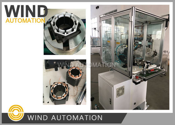 Çin Sekiz kutuplu BLDC adımlı motor statör iki iğneli sarma makinesi Tedarikçi