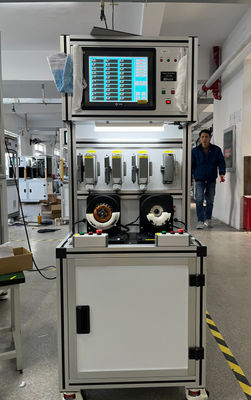 CE Elektrikli Motor Armatür Test Ekipmanı Çift İstasyon Kaynak Direnci Test Paneli Tedarikçi