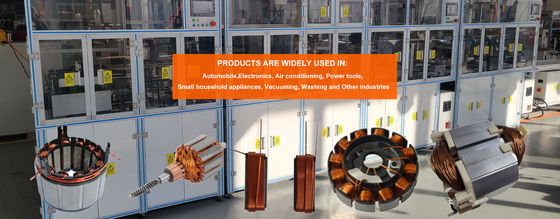 BLDC Motoru için Düz Laminasyon Stator İğne Dolaştırma Makinesi Tedarikçi
