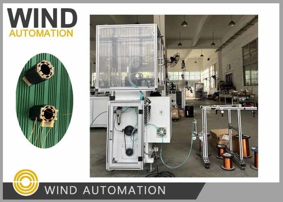 Sekiz kutuplu BLDC adımlı motor statör iki iğneli sarma makinesi Tedarikçi