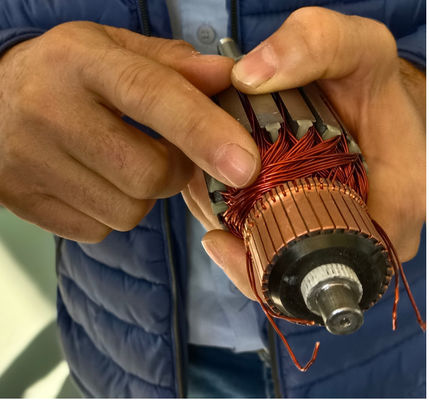 Otomatik Armatür Yuvarlama Makinesi Slotted Komutatör Yok Kanca Eğimli Rotor Tedarikçi