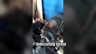 Komütatör yuvası alttan kesme